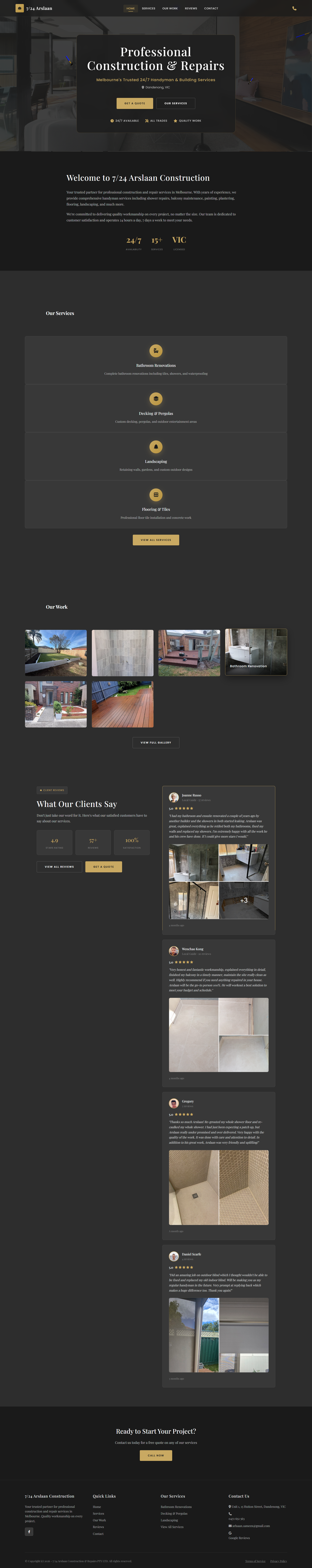 7/24 Arslaan Construction & Repair