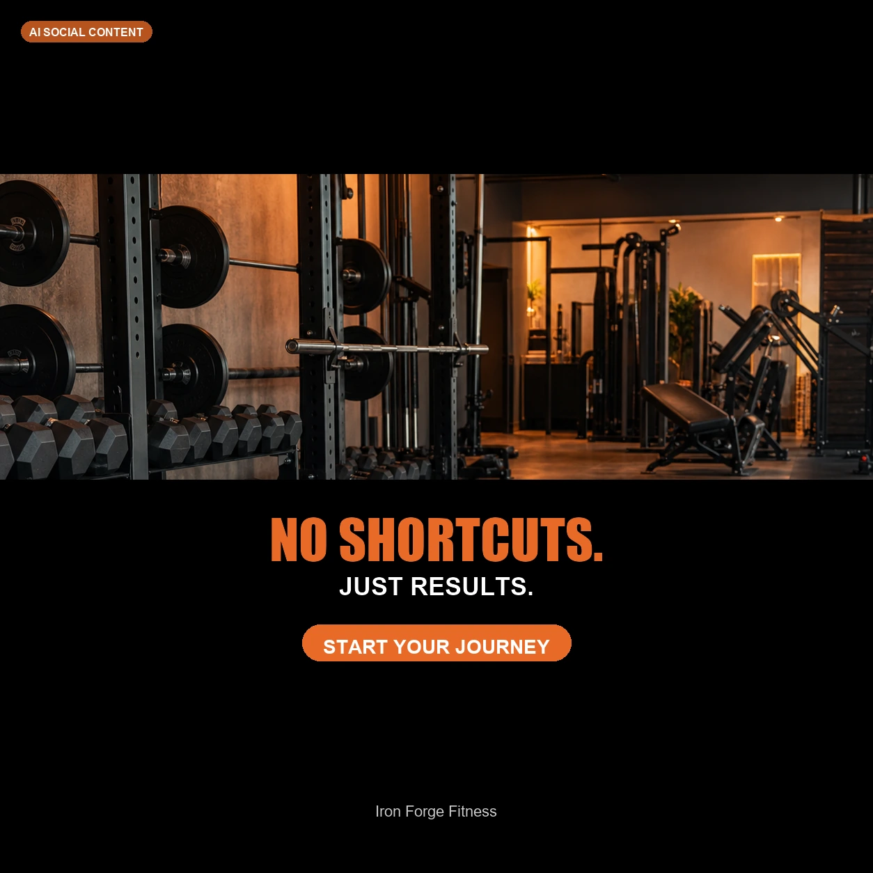 Fitness post sample